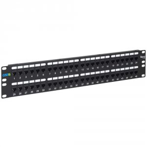 International ICMPP48CP6 48-port Cat 6 Feed-thru Patch Panel - 2 Rms