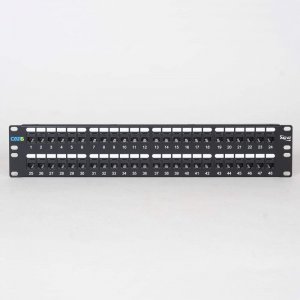 International ICMPP48CP6 48-port Cat 6 Feed-thru Patch Panel - 2 Rms