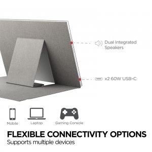 Viewsonic VG1656N 16in Portable Ips Monitor With Built In Battery And 