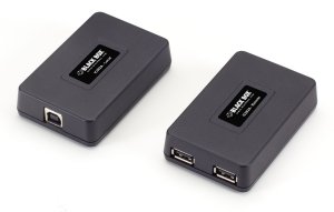 Black IC282A 2pt Usb1.1 Extender Catx