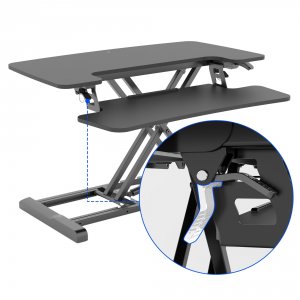 Flexispot M7-E-32B 32 Wide Sit-stand Desk Riser