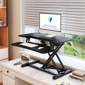 Flexispot M7-E-32B 32 Wide Sit-stand Desk Riser