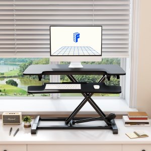 Flexispot M7-E-32B 32 Wide Sit-stand Desk Riser