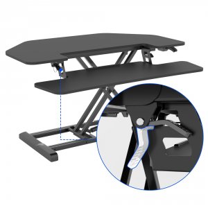 Flexispot M7-E-36C 36 Wide Corner Sit-stand Desk Riser