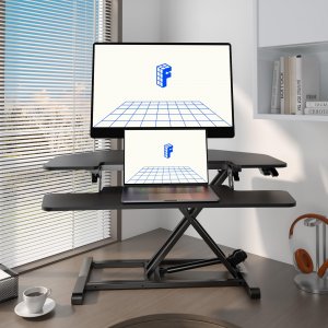 Flexispot M7-E-36C 36 Wide Corner Sit-stand Desk Riser