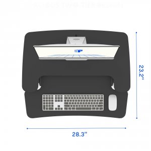 Flexispot M7-E-28B 28 Wide Sit-stand Desk Riser