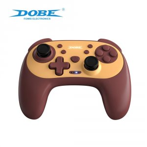 Adobe TNS-2101 YELLOW + BROWN Dobe Wireless Gaming Controller For Nint