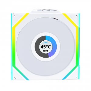 Lianli 12SLLCD1W1W Lian Li Uni Fan Sl 120mm Wireless Rgb Lcd Fan - Whi