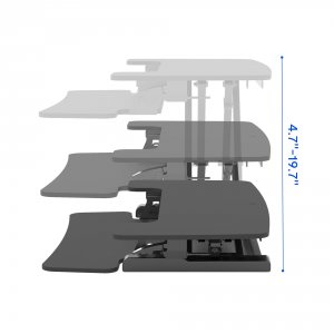 Flexispot M7-E-42B 42 Wide Sit-stand Desk Riser