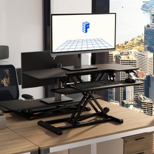 Flexispot M7-E-42B 42 Wide Sit-stand Desk Riser