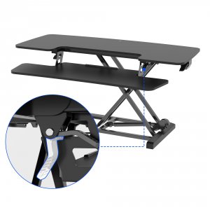 Flexispot M7-E-40B 40 Wide Sit-stand Desk Riser