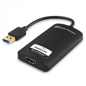 Cable 103046-BLK Usb 3.0 To Hdmidvi Adapter Up To 2560x1440 In Black