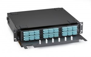 Black JPM418A-R5 Rackmount Fbr Enclosure 2u 6-slot Adp