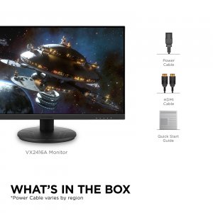 Viewsonic VX2416A 24in 1080p 1ms 120hz (oc) Ips Gaming Monitor With Us