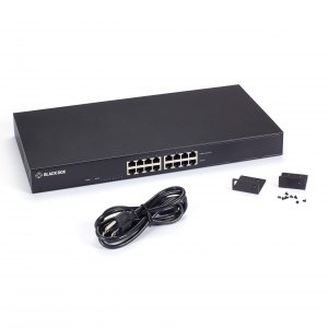 Black LPJ008A-T-R2 8pt Poe+ Gb Enet Injector