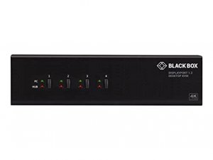 Black KV6224DP 4 Port, Dual Head, Dp1.2, Usb3, Audio Kv