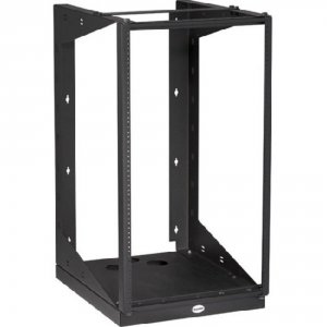 Black RM051A-R3 19u Wlmnt Rack 12-24 Tapped Rail 100 Lb