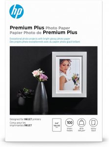 Hp CR668A Hp Premium Plus Photo Paper, Glossy, 4x6 In, 100 Sheets ()