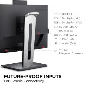 Viewsonic VG2757V-2K 27in 1440p Video Conferencing Monitor With Window