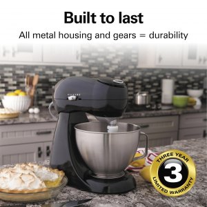 Hamilton 63227 E All Metal Stand Mixer Black