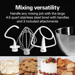 Hamilton 63227 E All Metal Stand Mixer Black