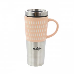 Mr 138967.01 Mr. Coffee Travertine 16 Ounce Stoneware And Stainless St