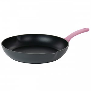 Oster 127543.01 Rigby 12 Inch Aluminum Nonstick Frying Pan In Pink Wit