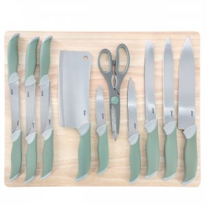 Oster 143720.14 Linbergh 14 Piece Stainless Steel Cutlery And Cutting 