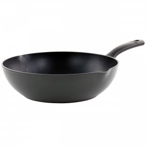 Oster 137524.01 Kingsway 4.1 Quart Aluminum Nonstick Wok In Black