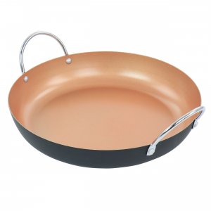 Oster 128686.01 Stonefire Carbon Steel Nonstick 11 Inch Paella Pan In 