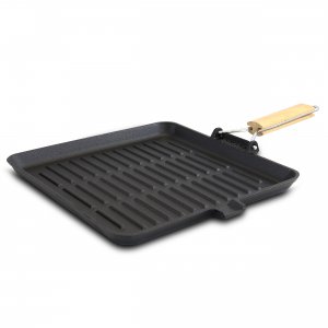 General 124974.01 Addlestone 11 Inch Pre-seasoned Cast Iron Grill Pan 