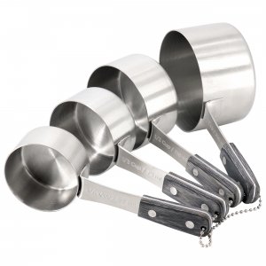 Oster 141103.04 Blakeley 4 Piece Stainless Steel Measuring Cup Set In 