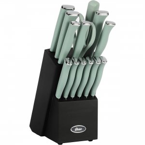 Oster 123900.15 Langmore 15 Piece Stainless Steel Blade Cutlery Set In