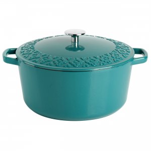 North 81210.02 Spice By Tia Mowry Savory Saffron 3.9 Quart Enameled Ca