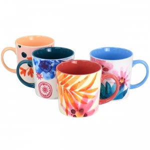 North 97188.04 Spice By Tia Mowry Goji Blossom Fine Ceramic 4 Piece 17