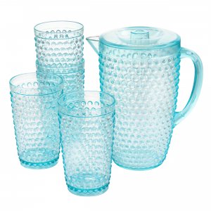 Gibson 129392.05 Home Malone 5 Piece Plastic Pitcher And Tumbler Set I