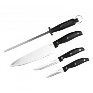 Oster 75679.04 Granger 4 Piece Stainless Steel Blade Cutlery Set In Bl