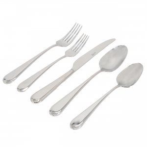 Gibson 144338.20 Elite Claudine 20 Piece Stainless Steel Flatware Set 