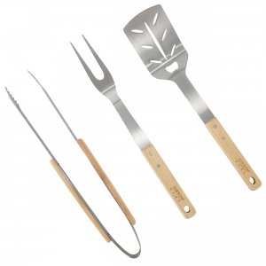 Gibson 143723.03 Home Barbecue Plus 3 Piece Barbecue Tool Set With Rub