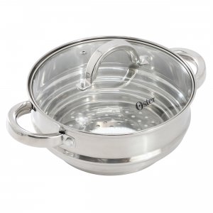 Oster 143758.02 Sangerfield 8 Inch Universal Stainless Steel Steamer W