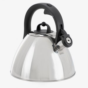 Mr 143793.01 Mr. Coffee Starsbury 2.1 Quart Stainless Steel Whistling 