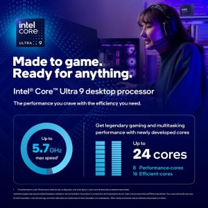 Intel BX80768285K Core Ultra 9 Desktop Proc 285k