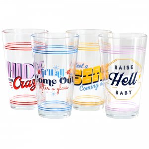 Wanda 135197.04R By Miranda Lambert Honky Tonk 4 Piece 16.6oz Glass Tu