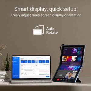 Asus MQ17QH Zenscreen Fold Oled 17.3 1440p Usb-c Portable Monitor () Q