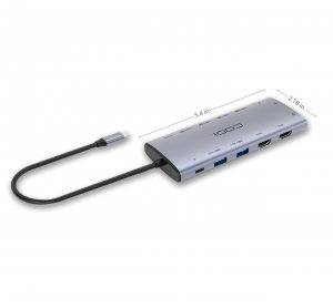 Codi HB012-1 Usb-c 12-in-1 Multi-port Hub With Power Delivery