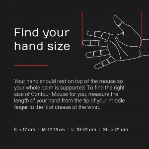 Contour CMO-GM-L-R Large Right Hand Contour Mouse