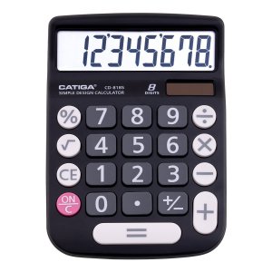 Adesso CD-8185B Ac Cd-8185b 8 Digits Basic Calculator Black Retail