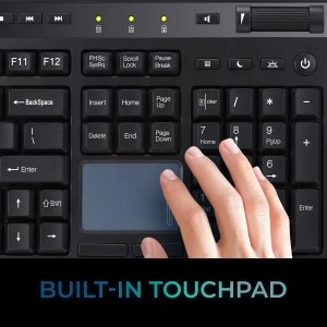 Adesso AKB-445UB 2.4ghz Wireless Desktop Touchpad Keyboard