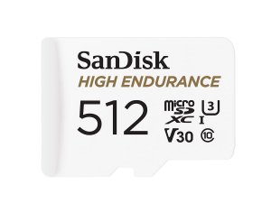 Sandisk SDSQQNR-512G-GN6IA High Endurance Microsdxc, 512gb, U3, V30, C