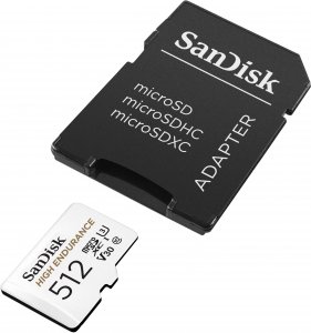 Sandisk SDSQQNR-512G-GN6IA High Endurance Microsdxc, 512gb, U3, V30, C